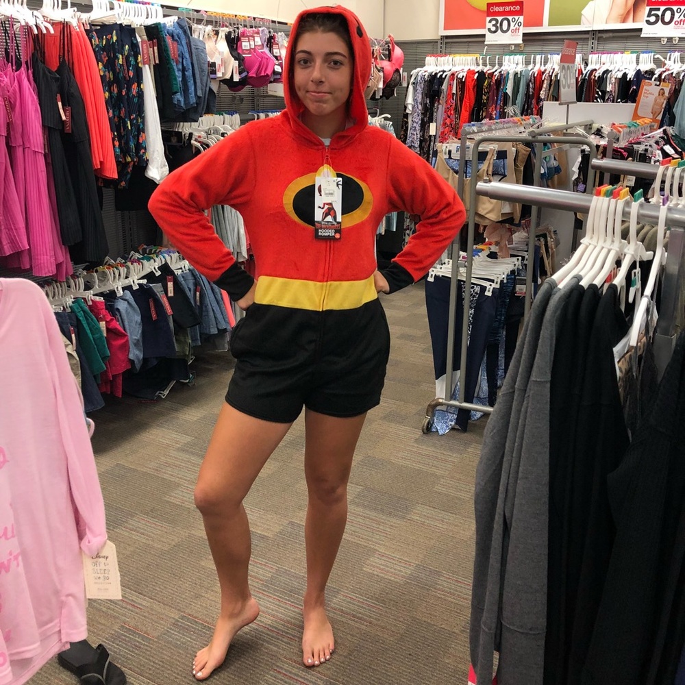 Kids Red and Black Superhero Costume